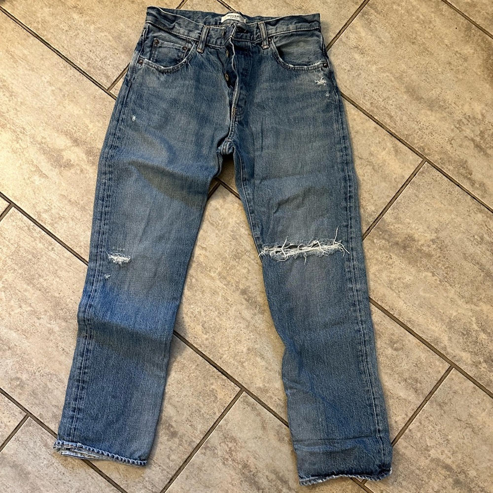 Moussy  Wide Straight Jeans in 28